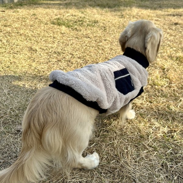 画像20: ダックスフンド 服 Tシャツ ポケットボア 小型犬 中型犬 S M L XL 冬 ダックス おしゃれ 犬 洋服 doggystar ドッギースター 即日発送出来ます (20)