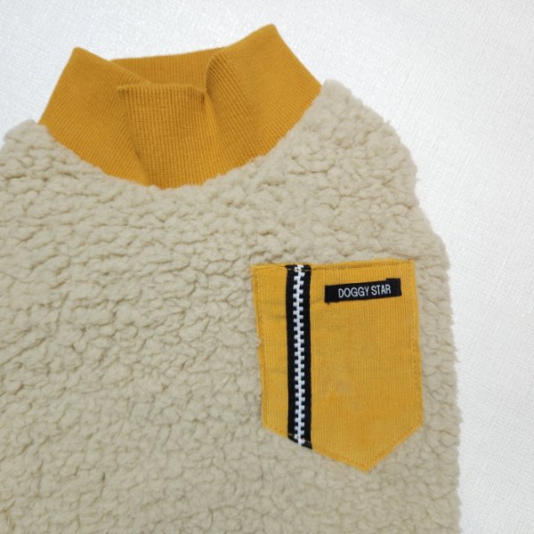 画像5: ダックスフンド 服 Tシャツ ポケットボア 小型犬 中型犬 S M L XL 冬 ダックス おしゃれ 犬 洋服 doggystar ドッギースター 即日発送出来ます (5)