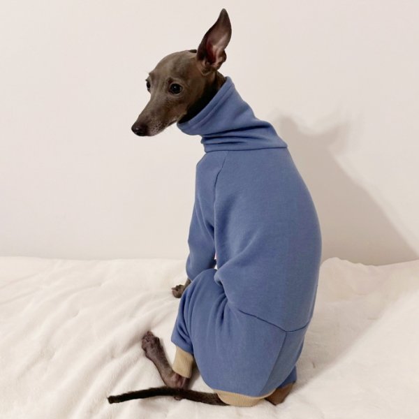 画像30: イタグレ  S M L XL 2XL 3XL  裏起毛 無地  ロンパース つなぎ 小型犬 中型犬 大型犬 春 秋 冬服 doggystar ドッギースター 企画商品 特別 価格  即日発送できます。 (30)