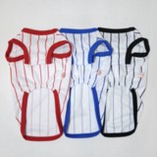 画像5: 犬服 大型犬服 接触 冷感 Tシャツ 野球ユニフォーム ストライプ S M L XL 2XL 3XL 4XL 5XL 6XL 小型犬 中型犬 大型犬ひんやり クール ベスト 熱中症対策  doggystar  ドッギースター (5)