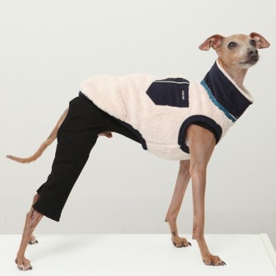 画像1: イタグレ服 S M L XL 2XL 3XL 無地コーデ ロンパース つなぎ 小型犬 中型犬 大型犬 春 夏 秋 冬 doggystar ドッギースター 5/21より発送
