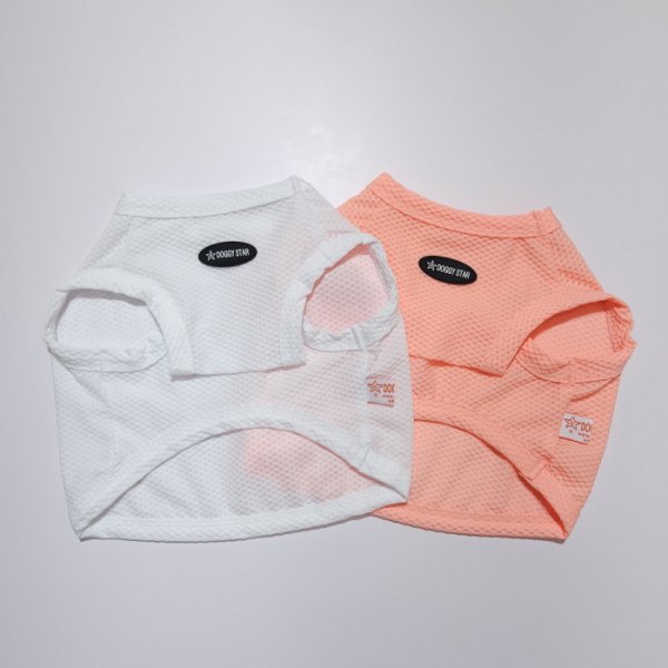 画像3: ダックス服 S M L XL  接触冷感 クール クロップド タンクトップ ひんやり 小型犬 中型犬 ダックスフンド  夏 doggystar ドッギースター 即日発送出来ます (3)