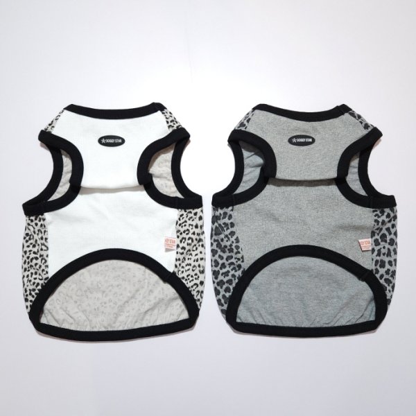 画像3: フレブル服  L XL 2XL 3XL 4XL 5XL  ヒョウ柄 タンクトップ レオパード 中型犬 大型犬 フレンチブルドッグ パグ  夏 doggystar ドッギースター 即日発送できます (3)