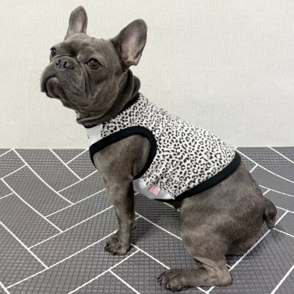画像25: フレブル服  L XL 2XL 3XL 4XL 5XL  ヒョウ柄 タンクトップ レオパード 中型犬 大型犬 フレンチブルドッグ パグ  夏 doggystar ドッギースター 即日発送できます (25)
