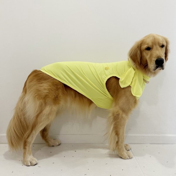 画像21: 犬服 大型犬服 接触 冷感 Tシャツ スマイル 無地 S M L XL 2XL 3XL 4XL 5XL 6XL小型犬 中型犬 大型犬 ひんやり クール ベスト スカーフ付き 熱中症対策 doggystar ドッギースター 即日発送出来ます (21)