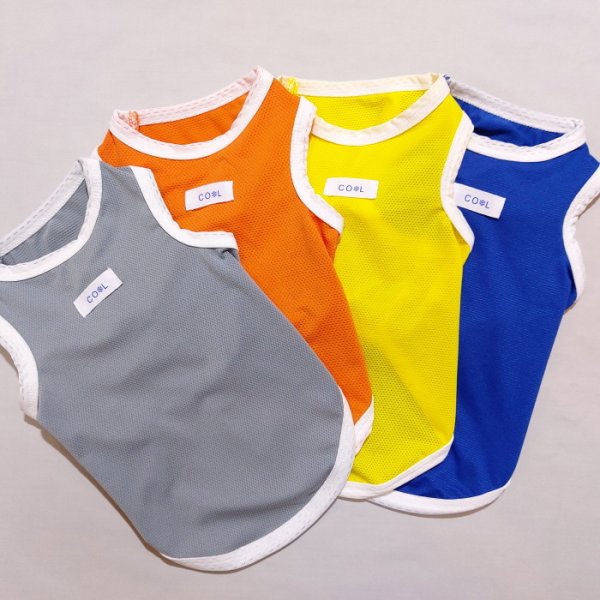 画像2: 犬 服 大型 犬服 接触 冷感 ひんやりクール ベスト スポーツ S M L XL  2XL 3XL 4XL 5XL 6XL 小型 犬 中型犬 大型犬 タンク トップ 熱中症対策 doggystar ドッギースター  即日発送出来ます (2)