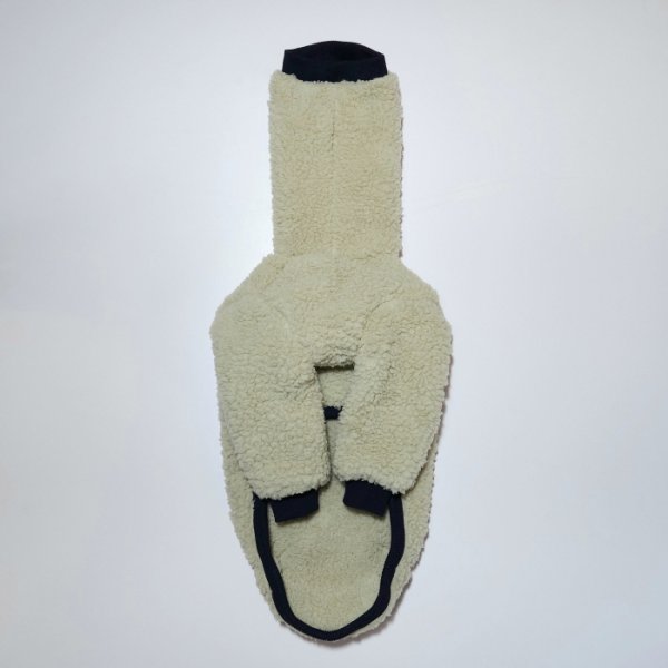 画像9: イタグレ服 S M L XL 2XL 3XL ボア ポケット フリース  長袖 Tシャツ 小型犬 中型犬 大型犬 秋 冬 doggystar ドッギースター 即日発送出来ます (9)