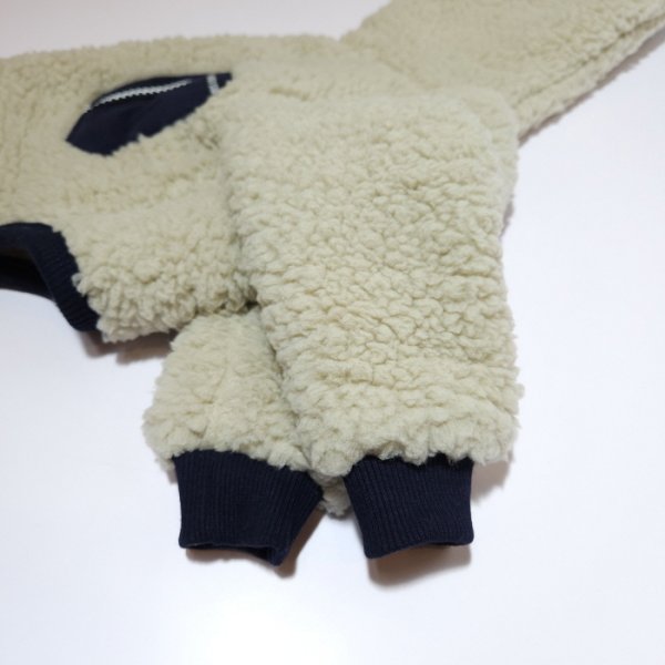 画像13: イタグレ服 S M L XL 2XL 3XL ボア ポケット フリース  長袖 Tシャツ 小型犬 中型犬 大型犬 秋 冬 doggystar ドッギースター 即日発送出来ます (13)