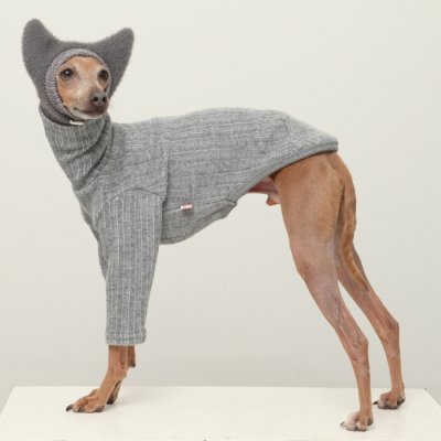画像2: イタグレ服 無地ニットTシャツ S M L XL 2XL 3XL 小型犬 中型犬 春夏秋冬室内着 インナー doggystar ドッギースター 9/8より発送出来ます