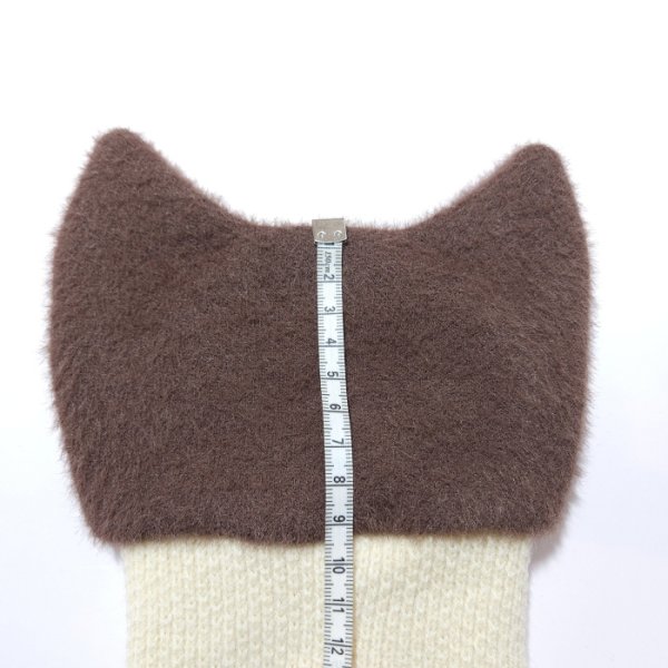 画像35: イタグレ帽子 S  L 小型犬 中型犬 秋冬 耳付き ニットキャップ ビニー帽 ほっかむり帽子（服は含まれません）doggystar ドッギースター即日発送出来ます。 (35)