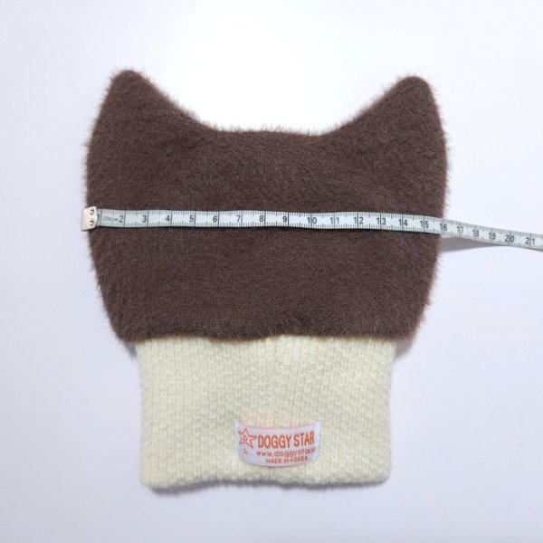 画像34: イタグレ帽子 S  L 小型犬 中型犬 秋冬 耳付き ニットキャップ ビニー帽 ほっかむり帽子（服は含まれません）doggystar ドッギースター即日発送出来ます。 (34)