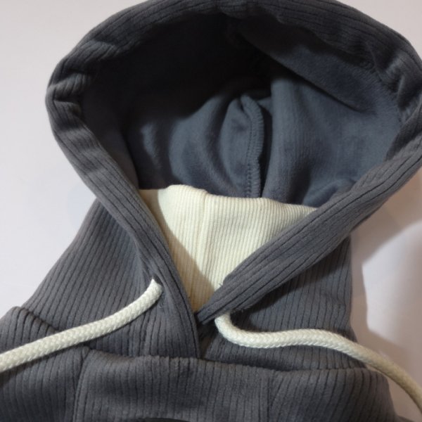 画像39: イタグレ服  S M L XL 2XL 3XL コーデュロイ パーカー リブ地   ロンパース つなぎ 小型犬 中型犬 大型犬 春 秋 冬服 doggystar ドッギースター  即日発送できます。 (39)