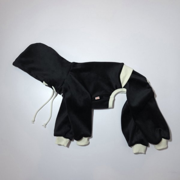 画像31: イタグレ服  S M L XL 2XL 3XL コーデュロイ パーカー リブ地   ロンパース つなぎ 小型犬 中型犬 大型犬 春 秋 冬服 doggystar ドッギースター  即日発送できます。 (31)