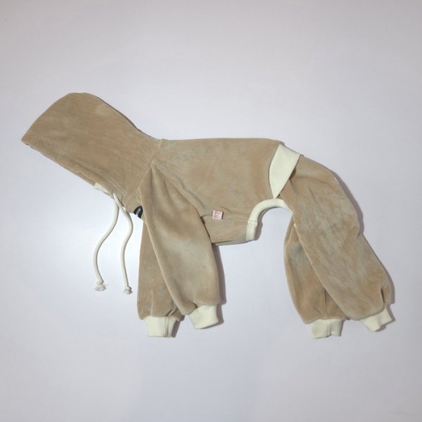 画像28: イタグレ服  S M L XL 2XL 3XL コーデュロイ パーカー リブ地   ロンパース つなぎ 小型犬 中型犬 大型犬 春 秋 冬服 doggystar ドッギースター  即日発送できます。 (28)