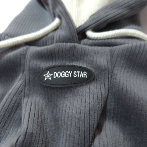 画像40: イタグレ服  S M L XL 2XL 3XL コーデュロイ パーカー リブ地   ロンパース つなぎ 小型犬 中型犬 大型犬 春 秋 冬服 doggystar ドッギースター  即日発送できます。 (40)