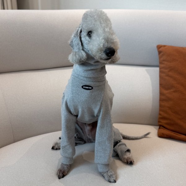 画像18: イタグレ服 S M L XL 2XL 3XL ピーチ 無地 長袖 ロンパース つなぎ 小型犬 中型犬 大型犬 春  秋 冬 doggystar ドッギースター 即日発送出来ます (18)