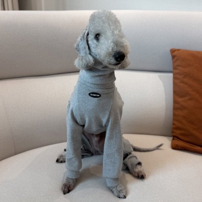 画像3: イタグレ服 S M L XL 2XL 3XL ピーチ 無地 長袖 ロンパース つなぎ 小型犬 中型犬 大型犬 春  秋 冬 doggystar ドッギースター 10/14より発送出来ます