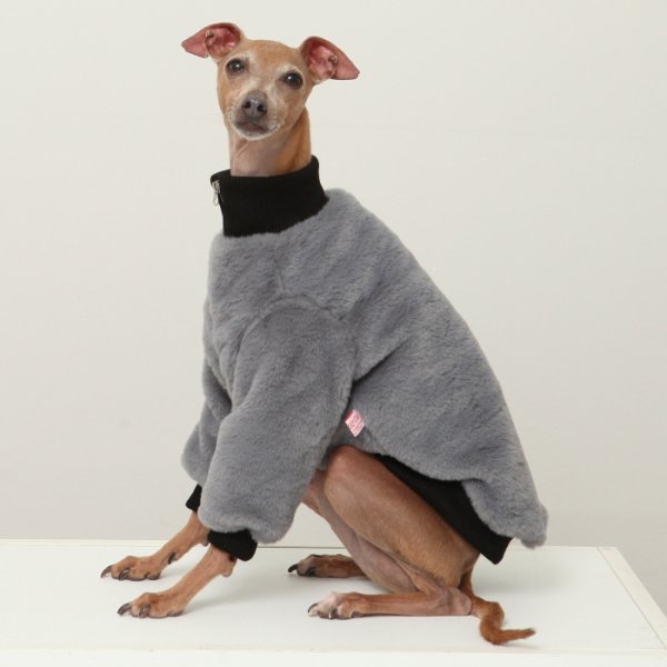 画像18: イタグレ服 S M L XL 2XL 3XL ファスナー 長袖 ファージャンパー 小型犬 中型犬 大型犬 秋 冬服 doggystar ドッギースター 即日発送出来ます (18)