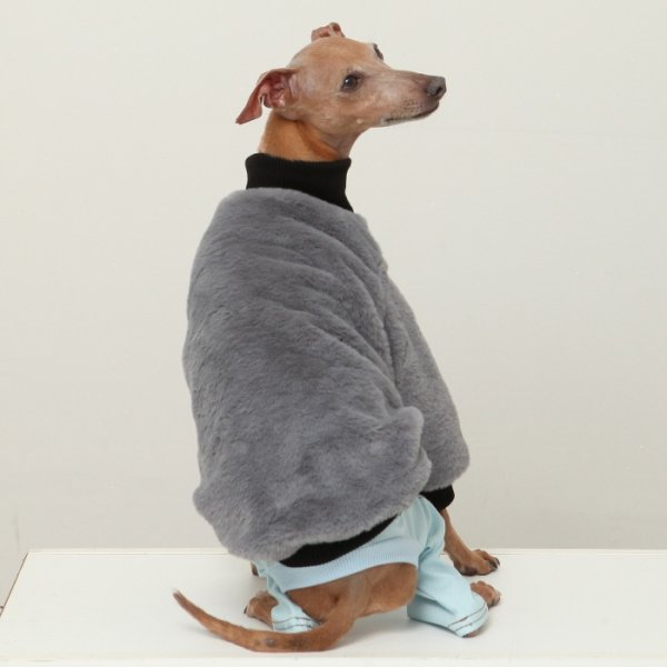 画像16: イタグレ服 S M L XL 2XL 3XL ファスナー 長袖 ファージャンパー 小型犬 中型犬 大型犬 秋 冬服 doggystar ドッギースター 即日発送出来ます (16)