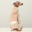 画像8: イタグレ服  S M L XL 2XL 3XL コーデュロイ パーカー リブ地   ロンパース つなぎ 小型犬 中型犬 大型犬 春 秋 冬服 doggystar ドッギースター  即日発送できます。 (8)