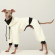 画像2: イタグレ服  S M L XL 2XL 3XL コーデュロイ パーカー リブ地   ロンパース つなぎ 小型犬 中型犬 大型犬 春 秋 冬服 doggystar ドッギースター  即日発送できます。 (2)