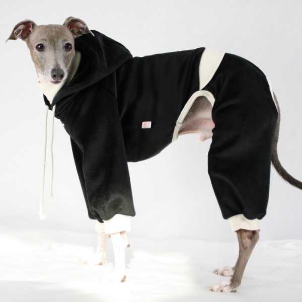 画像48: イタグレ服  S M L XL 2XL 3XL コーデュロイ パーカー リブ地   ロンパース つなぎ 小型犬 中型犬 大型犬 春 秋 冬服 doggystar ドッギースター  即日発送できます。 (48)