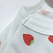 画像9: イタグレ服 S M L XL 2XL 3XL 吸汗速乾 いちごメッシュ  クロップド タンクトップ 小型犬 中型犬 大型犬 夏 doggystar ドッギースター 即日発送できます (9)