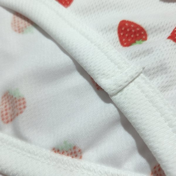 画像13: フレブル服  L XL 2XL 3XL 4XL 5XL 吸汗速乾 いちごメッシュ  クロップド タンクトップ 中型犬 大型犬 フレンチブルドッグ パグ 夏 doggystar ドッギースター 7月中旬発送 (13)