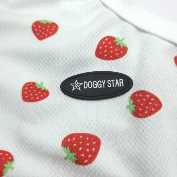 画像14: フレブル服  L XL 2XL 3XL 4XL 5XL 吸汗速乾 いちごメッシュ  クロップド タンクトップ 中型犬 大型犬 フレンチブルドッグ パグ 夏 doggystar ドッギースター 7月中旬発送 (14)