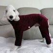 画像19: イタグレ  S M L XL 2XL 3XL  ベルベットキラキラ  ロンパース つなぎ 小型犬 中型犬 大型犬 春 秋 冬服 doggystar ドッギースター ９月初旬発送できます。 (19)