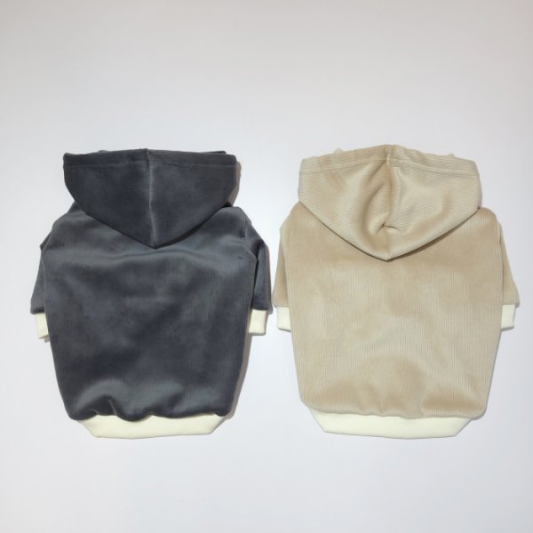 画像13: フレブル 服 コーデュロイパーカーTシャツ 秋冬 L XL 2XL 3XL 4XL 5XL フレンチブルドッグ イングリッシュブルドッグ  パグ ペット服 犬服 doggystar ドッギースター  10月初旬発送出来ます (13)