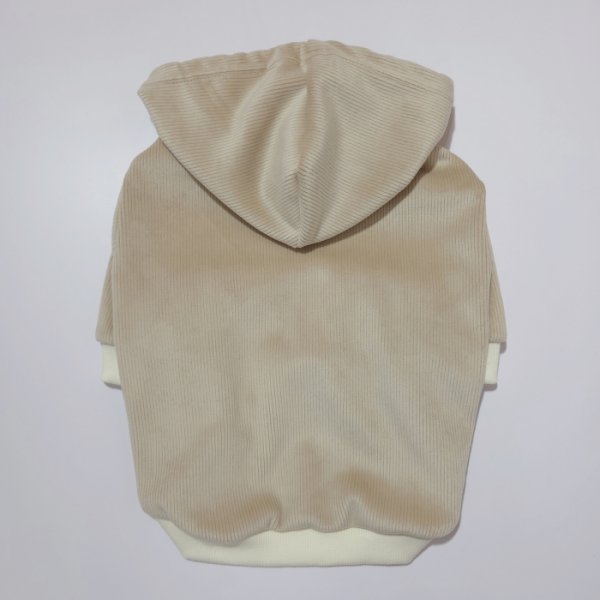 画像16: フレブル 服 コーデュロイパーカーTシャツ 秋冬 L XL 2XL 3XL 4XL 5XL フレンチブルドッグ イングリッシュブルドッグ  パグ ペット服 犬服 doggystar ドッギースター  10月初旬発送出来ます (16)