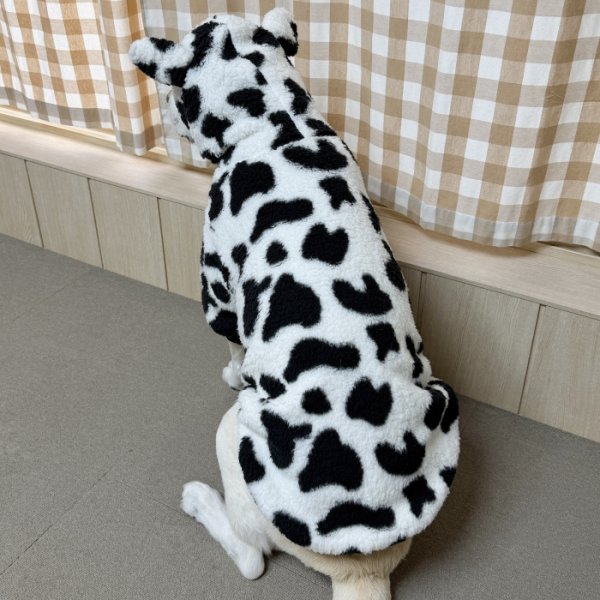 画像10: 犬服 ウシさん ボアパーカー Tシャツ 小型犬 中型犬 大型犬 S M L XL 2XL 3XL 4XL 5XL 6XL 秋冬 韓国犬服 おしゃれ ペット服 doggystar ドッギースター  (10)