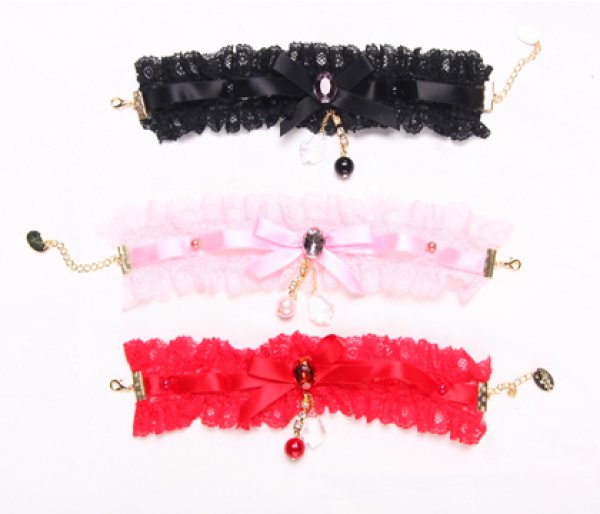 画像2: 犬 ネックレス 犬のアクセサリー 小型 犬 中型 犬 レース犬用 猫用 レース チョーカー doggystar ドッギースター 即日発送出来ます (2)