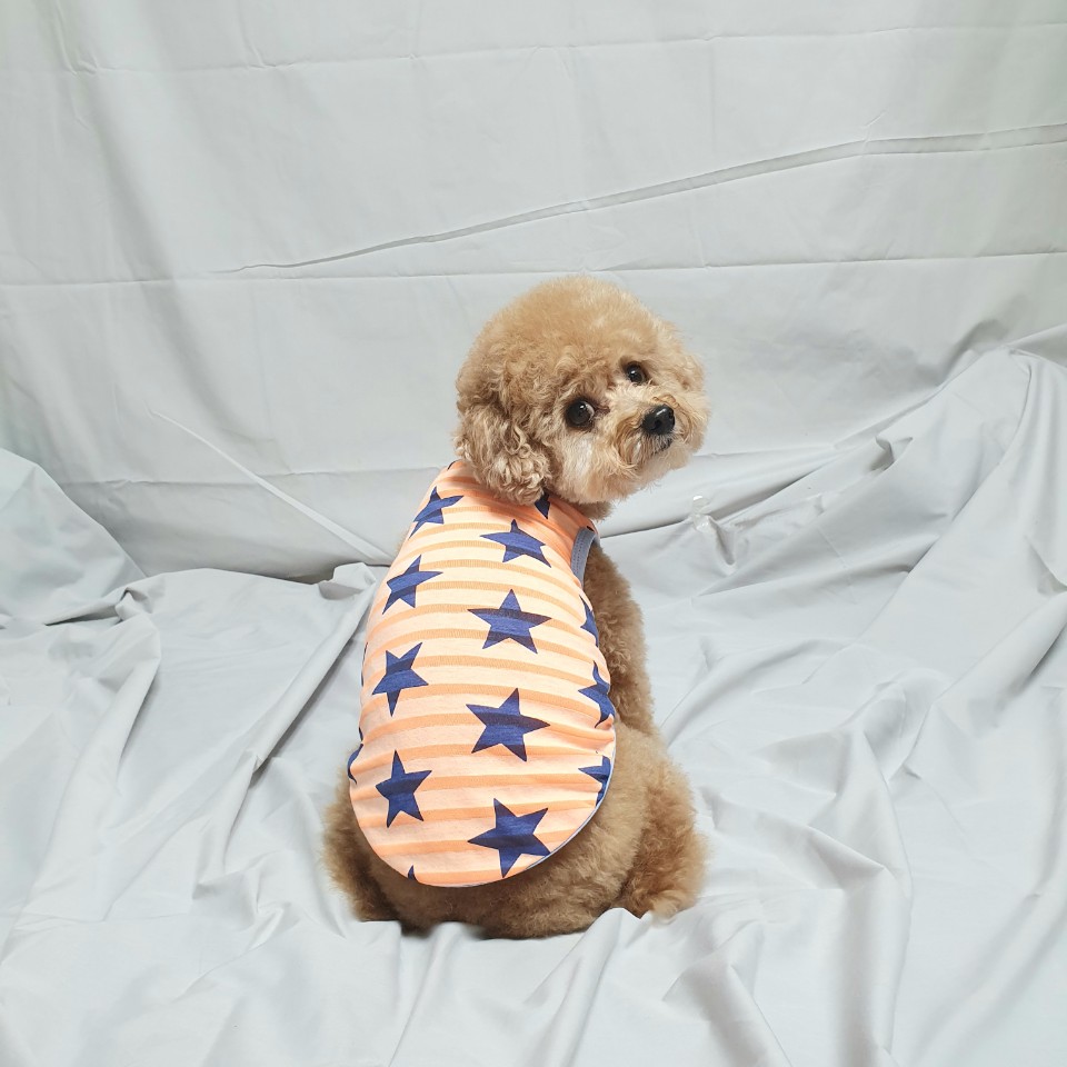 大型 犬 涼しい 服 6xl 中型犬 大型犬 夏 タンクトップ 星柄 ストライプ Cocker Papa