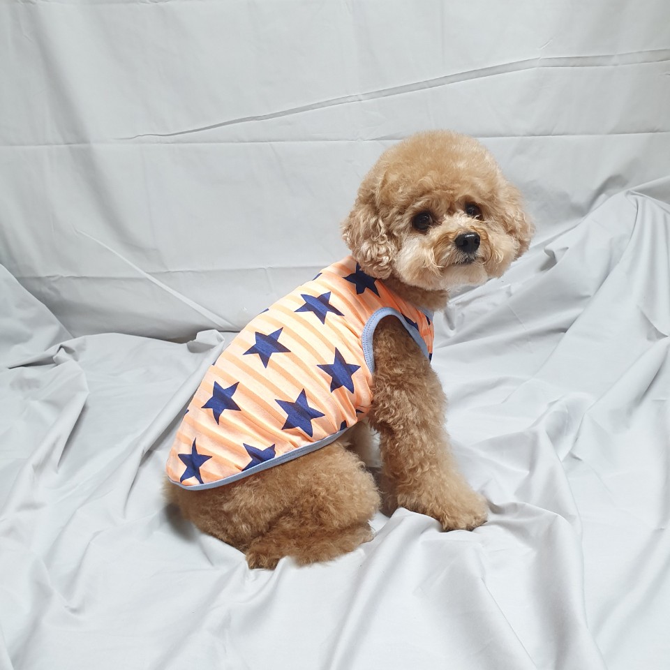 大型 犬 服 涼しい服 タンクトップ 3xl 中型犬 大型犬 星柄 ストライプ Cocker Papa